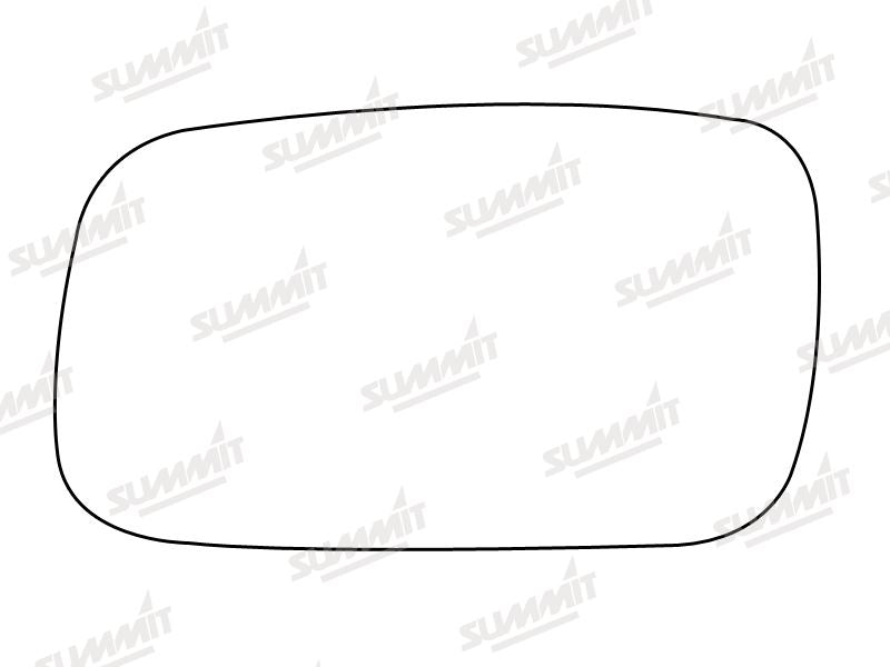 Summit Stick-On Commercial Mirror Glass fits VW Caddy to 03 Flat LHS Summit - Dynamic Drive