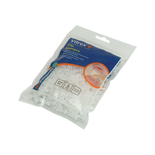 Vitrex Floor Tile Spacers 5mm (Pack 250) Vitrex - Dynamic Drive