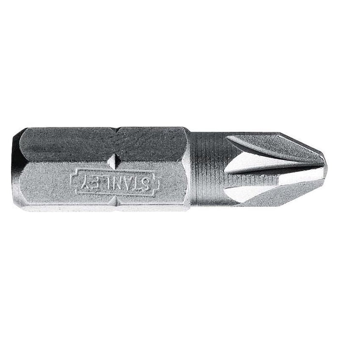 Stanley® Hand Tools Pozidriv Bits PZ2 x 25mm (Box 25) STANLEY® Hand Tools - Dynamic Drive