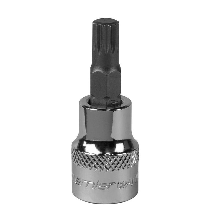Sealey Spline Socket Bit M9 3/8"Sq Drive SBS007 Sealey - Dynamic Drive