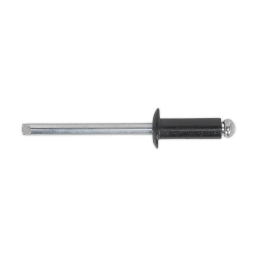 Sealey Aluminium Rivet Black Standard Flange 3.2 x 8mm Pack of 200 RAB3280S Sealey - Dynamic Drive