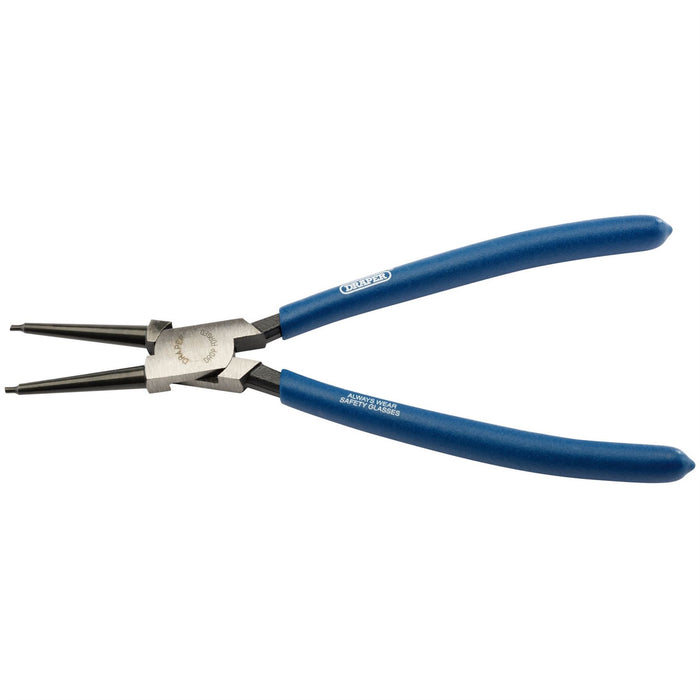 Draper Straight Tip Internal Circlip Pliers, 225mm 56418 Draper - Dynamic Drive