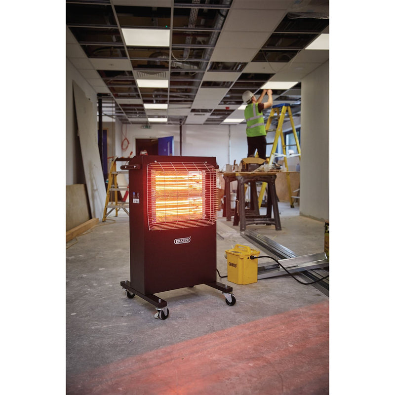 Draper 110V Infrared Cabinet Heater, 2.4kW, 8188 BTU 04746 Draper - Dynamic Drive