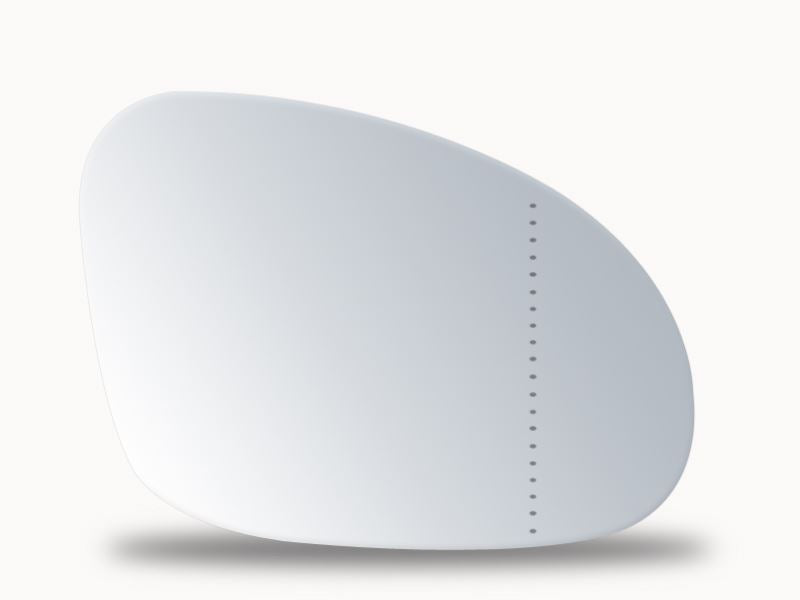 Summit Stick-On Aspheric Mirror Glass fits VW Golf Passat 05 on RHS Summit - Dynamic Drive