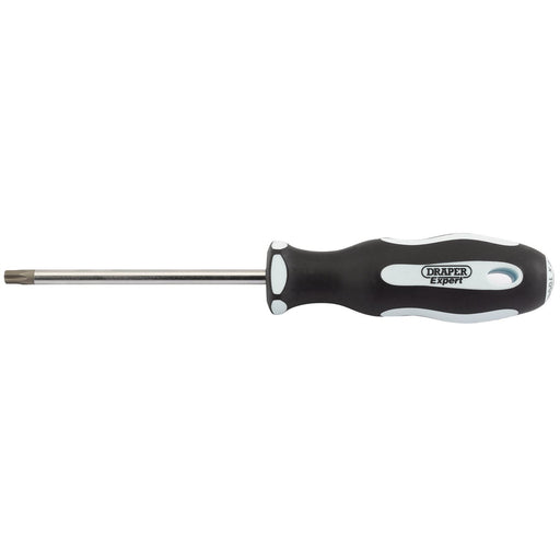 Draper TX-STAR Security Soft Grip Screwdriver, T30T x 100mm 35148 Draper - Dynamic Drive