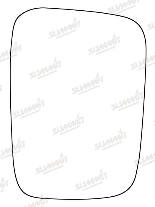 Summit Stick-On Standard Mirror Glass fits Isuzu Trooper LHS Summit - Dynamic Drive