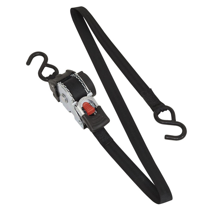 Sealey Auto Retractable Ratchet Tie Down 25mm x 3m ATD25301 Sealey - Dynamic Drive
