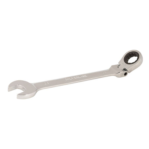 Silverline Flexible Head Ratchet Spanner 24mm 228556 Silverline  - Dynamic Drive