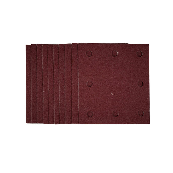 Draper 1/4 Sanding Sheets with Hook and Loop, 115 x 105mm, 120 Grit (Pack of 10) Draper - Dynamic Drive
