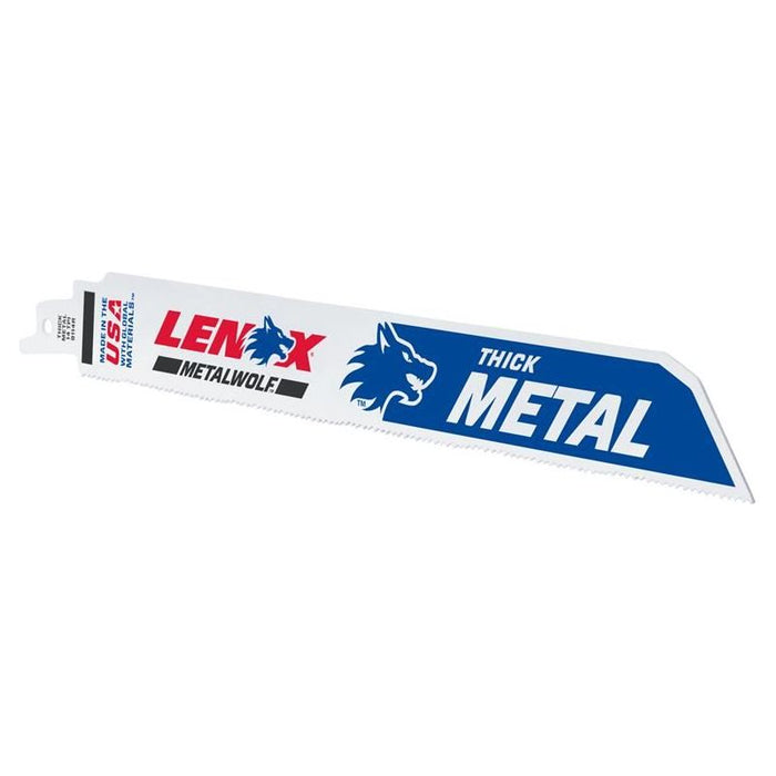 Lenox MetalWolf Wave Edge Reciprocating Saw Blade 229 x 25 x 1.1mm 14 TPI (Pack 5) LENOX - Dynamic Drive