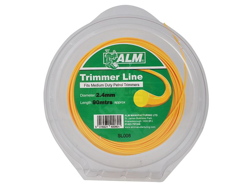 Alm Manufacturing SL008 Medium-Duty Petrol Trimmer Line 2.4mm x 90m ALM Manufacturing - Dynamic Drive