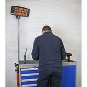 Sealey Infrared Quartz Heater Wall Mounting 2000W/230V IWMH2003 Sealey - Dynamic Drive