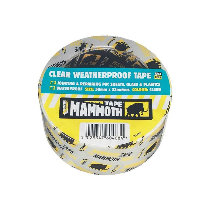 Everbuild Sika Weatherproof Tape 50mm x 10m Clear Everbuild Sika - Dynamic Drive