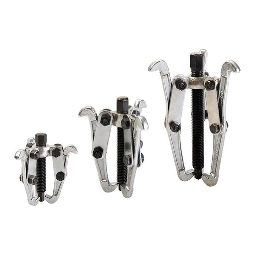 Silverline Gear Puller Set 3pce 75, 100 & 150mm Silverline - Dynamic Drive