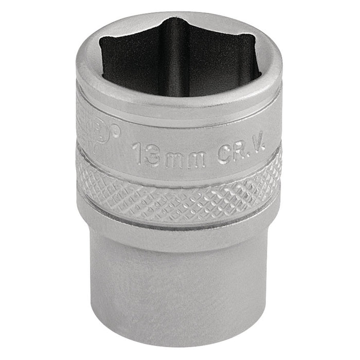Draper Socket, 1/4" Sq. Dr., 13mm 16516 Draper - Dynamic Drive