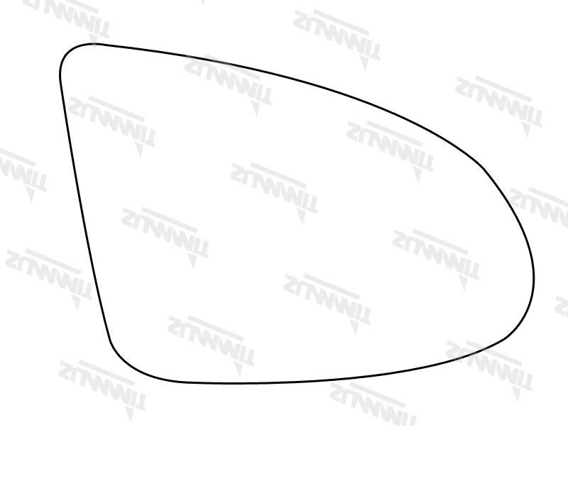 Summit Heated Base Plate With Blind Spot Mirror Glass fits Audi A2 00 to 05 RHS Summit - Dynamic Drive