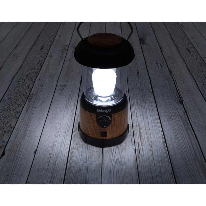 Vango Nova 200 Recharge USB Camping Lantern - Wood Effect Vango - Dynamic Drive
