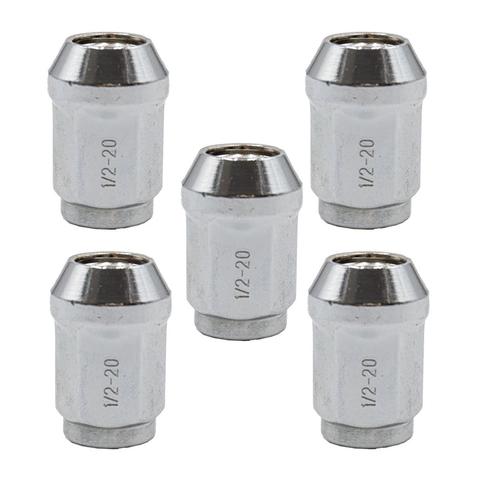 5 x Cherokee / Grand Cherokee / Wrangler 1/2" UNF Wheel Nut 19 OE Hex Autoinparts - Dynamic Drive