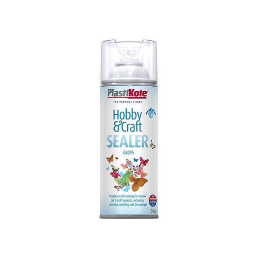 Plastikote Hobby & Craft Sealer Spray Clear Gloss 400ml PlastiKote - Dynamic Drive