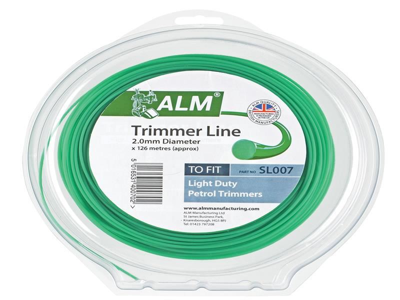 Alm Manufacturing SL007 Light-Duty Petrol Trimmer Line 2.0mm x 126m ALM Manufacturing - Dynamic Drive