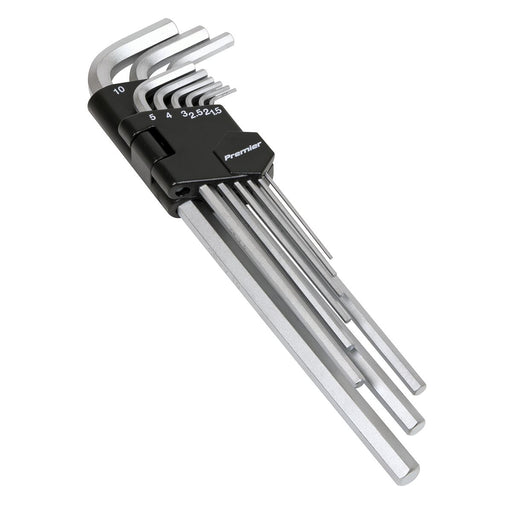 Sealey Hex Key Set 9pc Extra-Long Metric AK7137 Sealey - Dynamic Drive