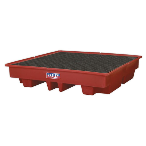 Sealey Barrel Bund Polyethylene 1280 x 1280 x 275mm DRP13 Sealey - Dynamic Drive