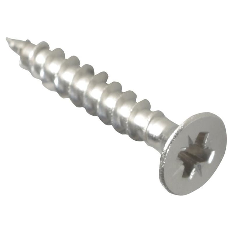 Forgefix Multi-Purpose Pozi Compatible Screw CSK ST S/Steel 4.0 x 25mm Box 200 ForgeFix - Dynamic Drive