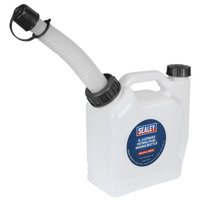 Sealey 2-Stroke Fuel Mixing Bottle 1L JMIX02 Sealey - Dynamic Drive
