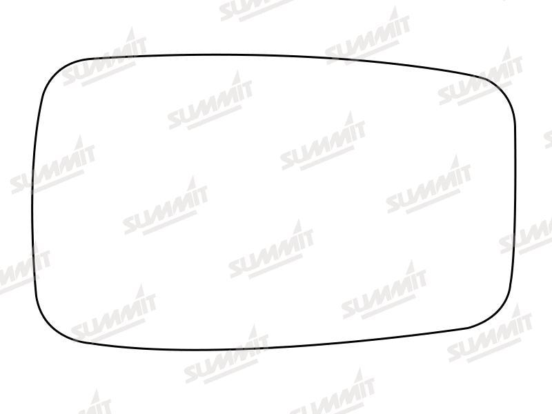 Summit Stick-On Standard Mirror Glass fits Seat Toledo RHS Summit - Dynamic Drive