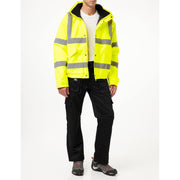 Portwest Hi-Vis Bomber Jacket - Yellow - Large Portwest - Dynamic Drive
