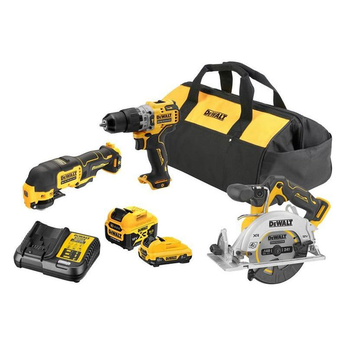 Dewalt Power Tools DCK318PD XR Brushless Kit 12V 1 x 2.0Ah & 1 x 5.0Ah Li-ion DeWALT Power Tools - Dynamic Drive
