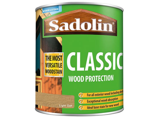 Sadolin Classic Wood Protection Light Oak 1 litre Sadolin - Dynamic Drive