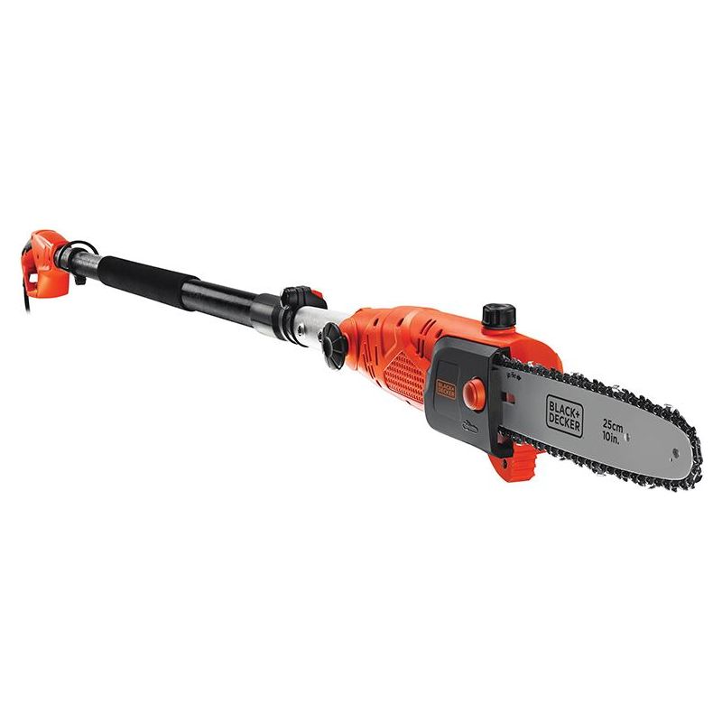 Black + Decker PS7525 Corded Pole Saw 25cm Bar 800W 240V BLACK + DECKER - Dynamic Drive