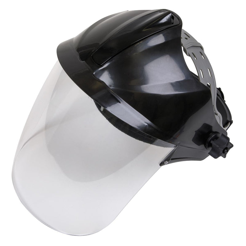 Sealey Deluxe Brow Guard with Aspherical Polycarbonate Full Face Shield SSP78 Sealey - Dynamic Drive