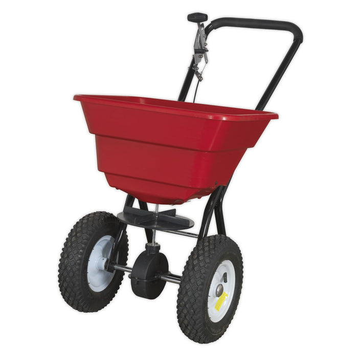 Broadcast Spreader 37Kg Walk Behind Sealey - Dynamic Drive
