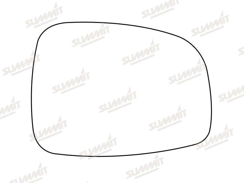Summit Heated Base Plate With Standard Mirror Glass fits Suzuki Swift 06 to 10 RHS Summit - Dynamic Drive