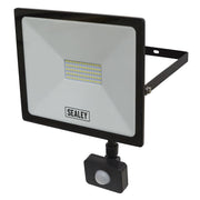 Sealey Extra Slim Floodlight with PIR Sensor 50W SMD LED LED113PIR Sealey - Dynamic Drive