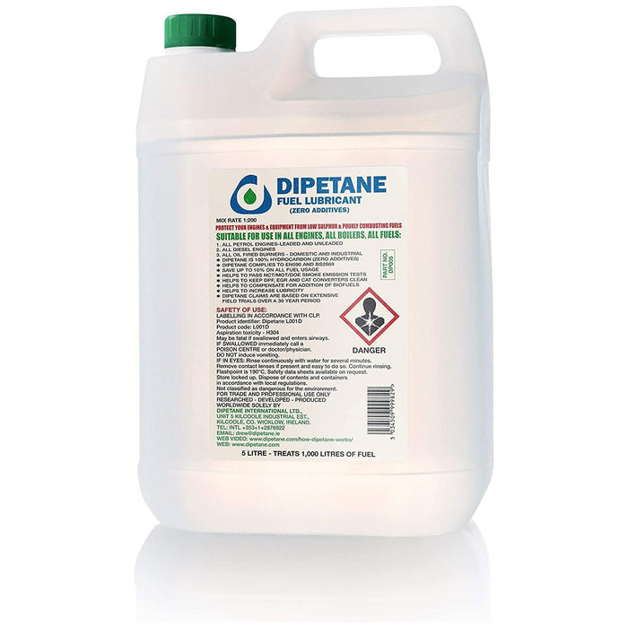 Dipetane 5L Fuel Treatment Reduce Emissions Injector DPF CAT EGR System Cleaner Dipetane - Dynamic Drive