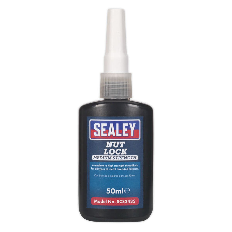 Sealey Nut Lock Medium Strength 50ml SCS243S Sealey - Dynamic Drive