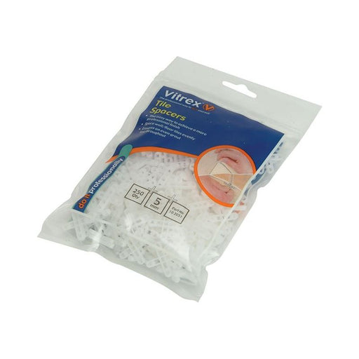 Vitrex Floor Tile Spacers 4mm (Pack 250) Vitrex - Dynamic Drive