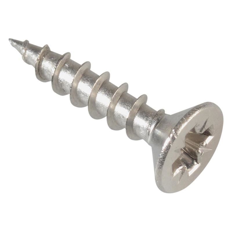 Forgefix Multi-Purpose Pozi Compatible Screw CSK ST S/Steel 3.5 x 16mm Box 200 ForgeFix - Dynamic Drive