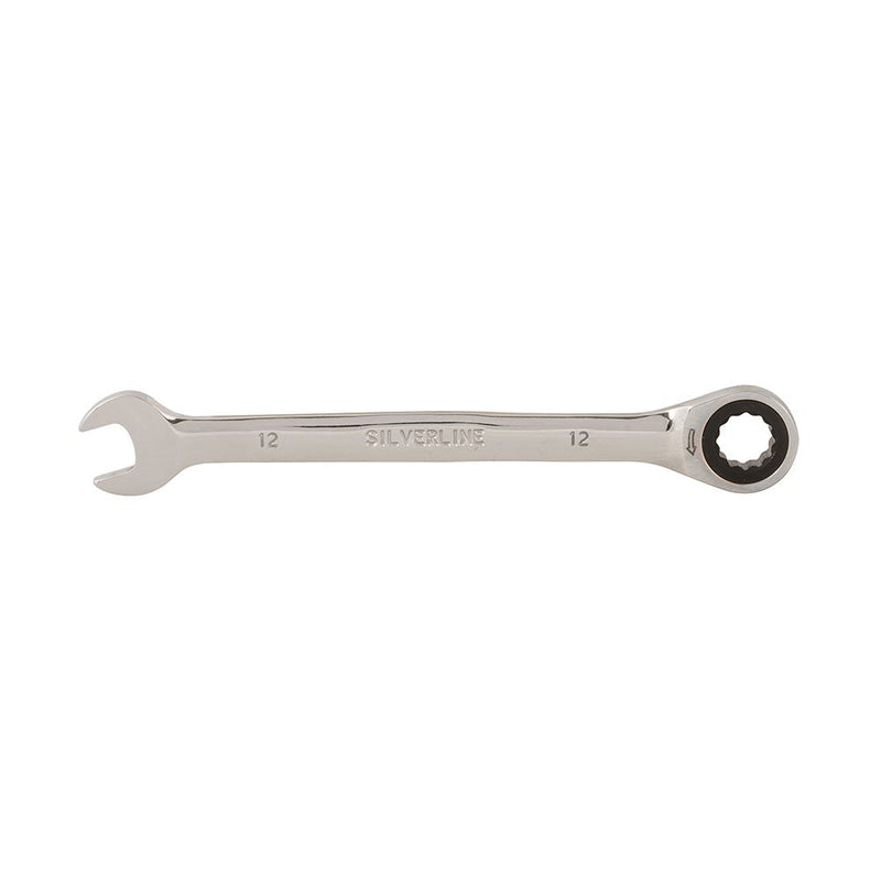 Silverline Fixed Head Ratchet Spanner 12mm Silverline - Dynamic Drive