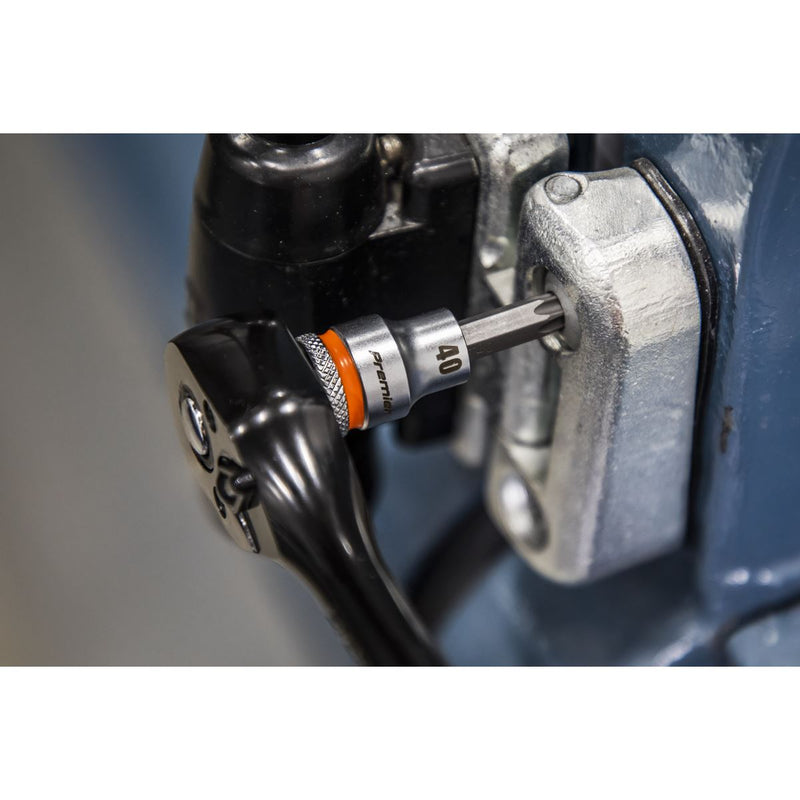 Sealey TRX-Star* Socket Bit Set 9pc 3/8"Sq Drive Platinum AK6251 Sealey - Dynamic Drive