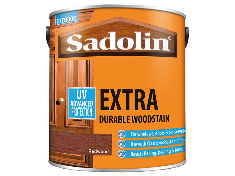 Sadolin Extra Durable Woodstain Redwood 2.5 litre Sadolin - Dynamic Drive