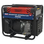 Sealey Inverter Generator 3500W 230V 4-Stroke Engine GI3500 Sealey - Dynamic Drive