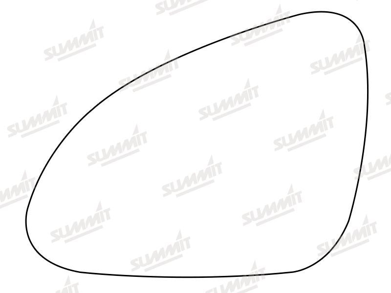 Summit Heated Base Plate With Standard Mirror Glass fits Astra 10 on LHS Summit - Dynamic Drive