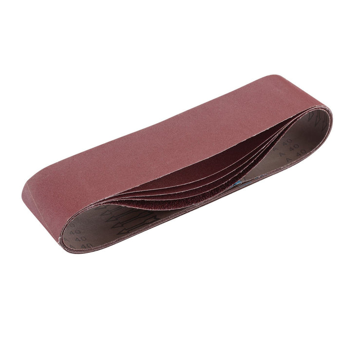 Draper Cloth Sanding Belt, 100 x 915mm, Assorted Grit (Pack of 5) 09273 Draper - Dynamic Drive