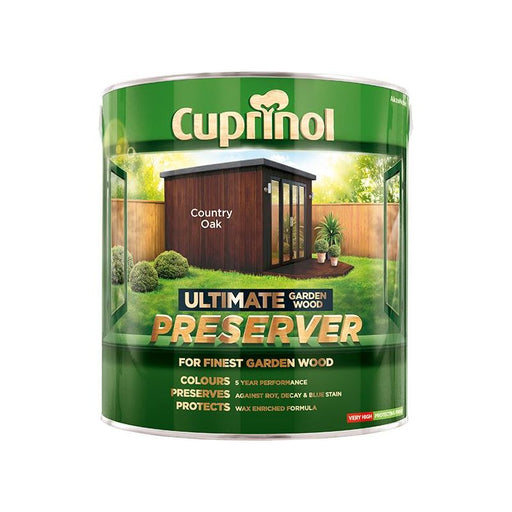 Cuprinol Ultimate Garden Wood Preserver Country Oak 4 litre Cuprinol - Dynamic Drive