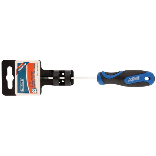 Draper TX-STAR Soft Grip Security Screwdriver, T10 34262 Draper - Dynamic Drive