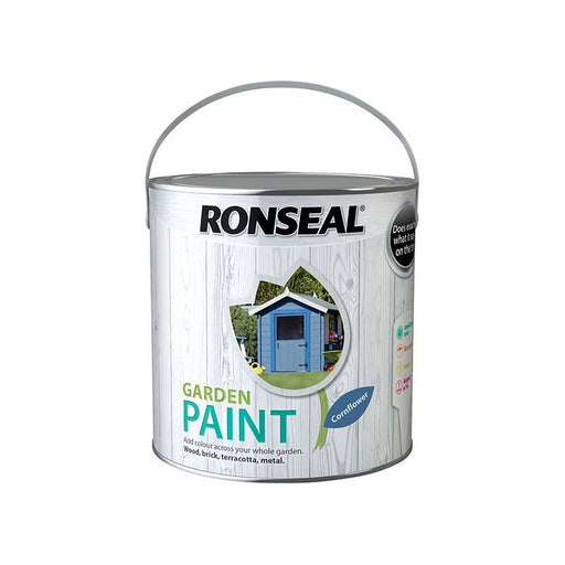 Ronseal Garden Paint Cornflower 2.5 litre Ronseal - Dynamic Drive